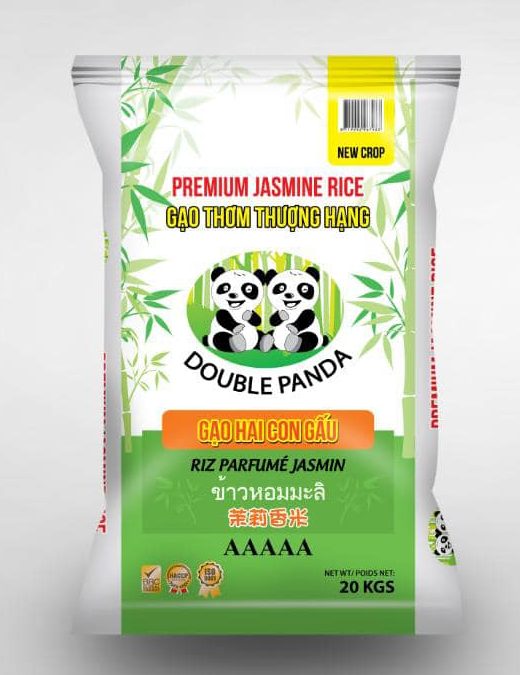L1 - DOUBLE PANDA Rice / Gao Thom Deo 2 Con Gau 20 kg