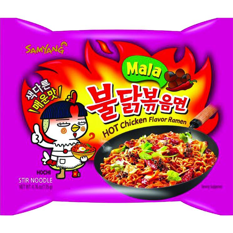 L1 - SAM YANG Hot Chicken Ramen (mala) 140g