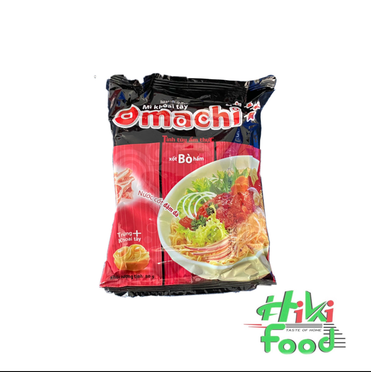 Omachi Instant Noodles Beef Flavour 80g – Hiki Food