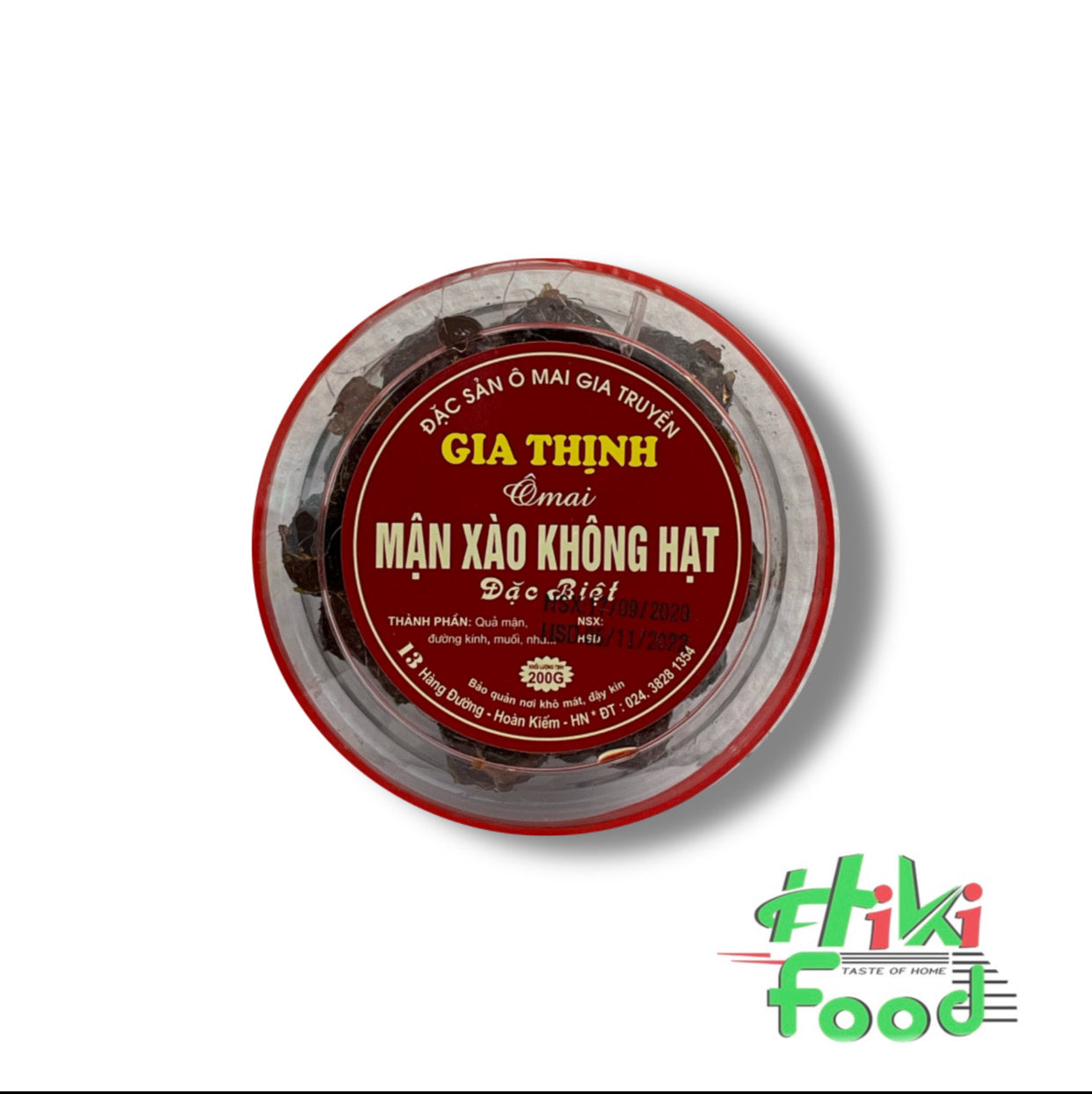Dried Plum Without Seed/ Omai Mận Xào Không Hạt 200g