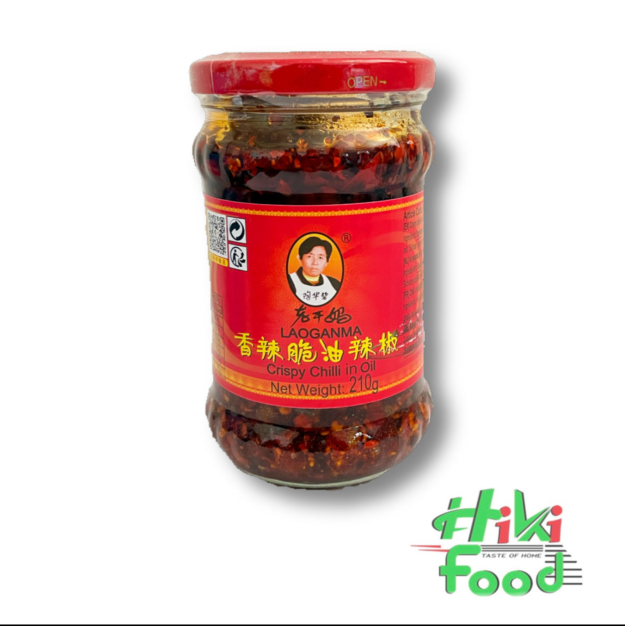 LAOGANMA Crispy Chilli in Oil 210g /Sate Ớt Khô