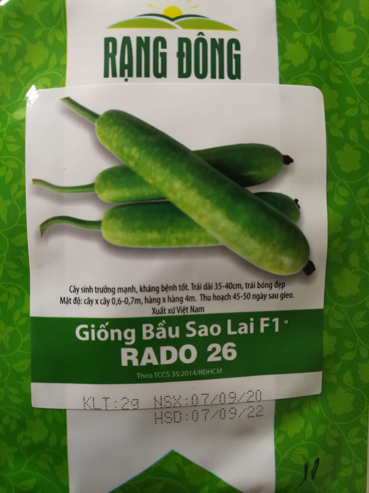 VN - Lauki Seeds / Hat Giong Bau Rado 26