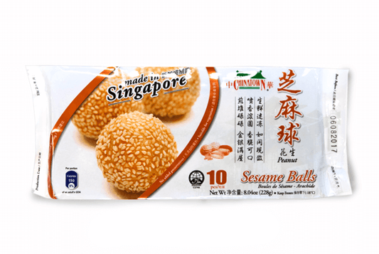 A1 - Singapore Seasame Balls Peanut 10pcs / Banh Me Nhan Dau Phong
