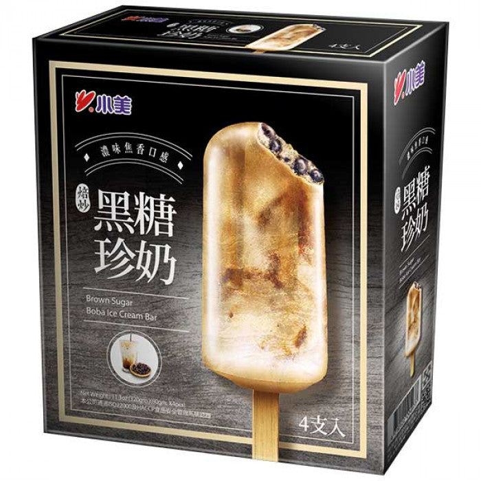L1 - Brown Sugar Boba Ice Cream Bar 4X80g / Kem Tran Chau Duong Den (ONLY FOR PICK-UP AT SHOP)