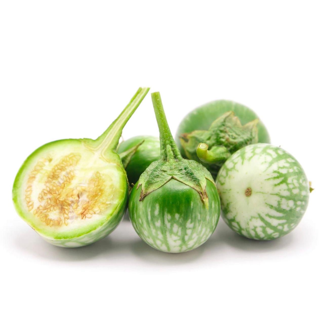 S1 - Fresh Eggplant / Ca Phao Soc Xanh 500g