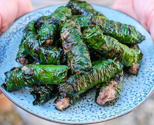 Beef in Wild Betel Leaf 500g / Bo La Lot (Dung An Bun/ Banh Mi/ Goi Cuon)