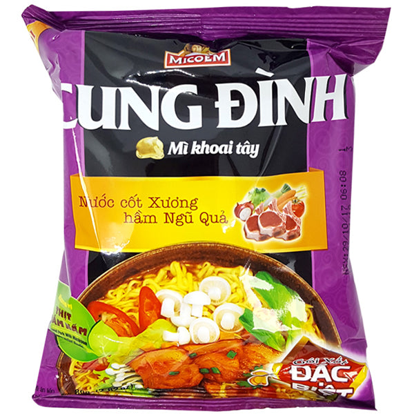 CUNG DINH Noodle Pork Mushroom 79g / My Thit Ham Nam ( BBD 25/11/2023)