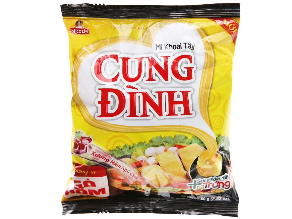 CUNG DINH Ins Noodle Stewed Chicken 79g / My Ga Ham