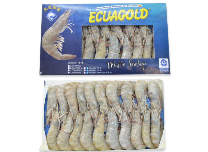 ECUAGOLD Vannamei Shrimps 20/30 1kg / Tom The Co Dau Co Vo