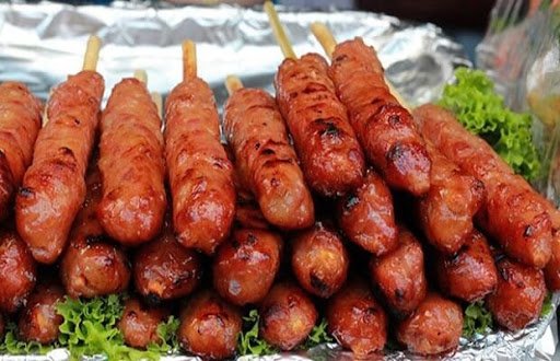 Grilled Sausage With Pork And Prawn 500g 10 Pieces / Nem Nuong Tom Thit