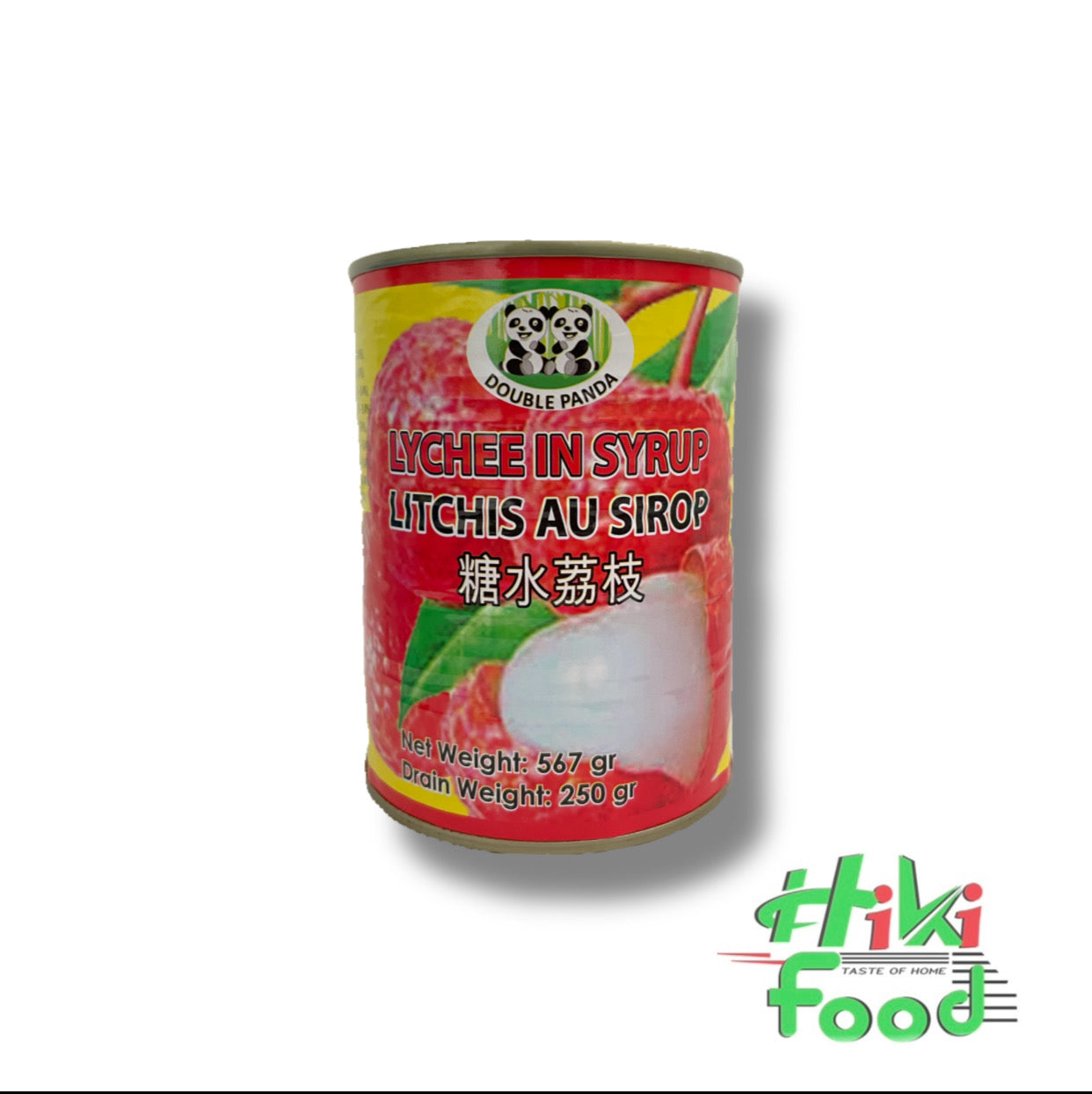 DOUBLE PANDA Canned Lychee Syrup 567g