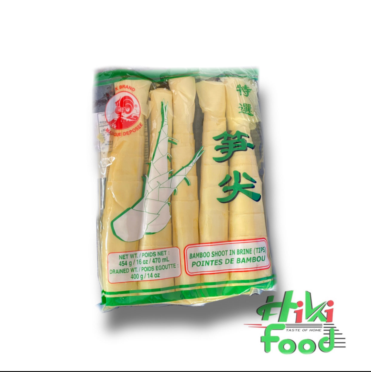 COCK Bamboo Shoot In Brine (Tips) 454g / Măng Cây