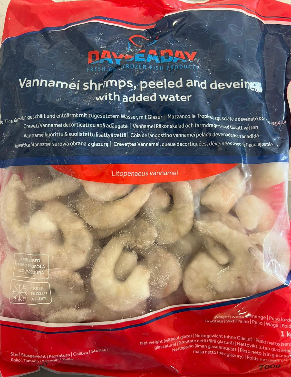 Vannamei Shrimps 26/30 1Kg (30%) / Tôm Không Đầu Lột Vỏ 1kg