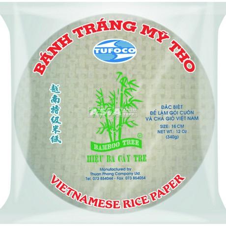 BAMBOO TREE Rice Paper 16cm Spring Roll 340g (BBD 08/09/2024)