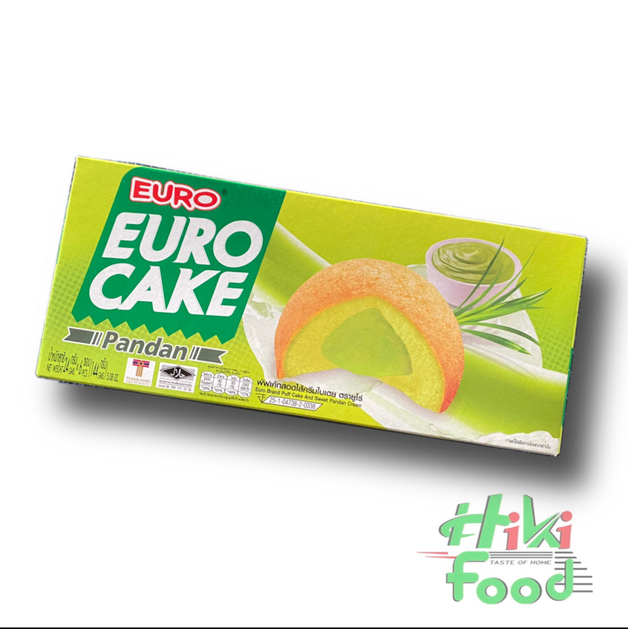 EURO Pandan Cake 144g / Banh Bong Lan La Dua