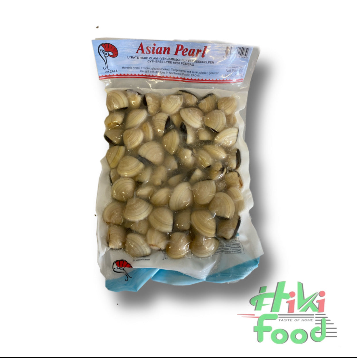 M1 - Frozen White Clams 40/60 1kg