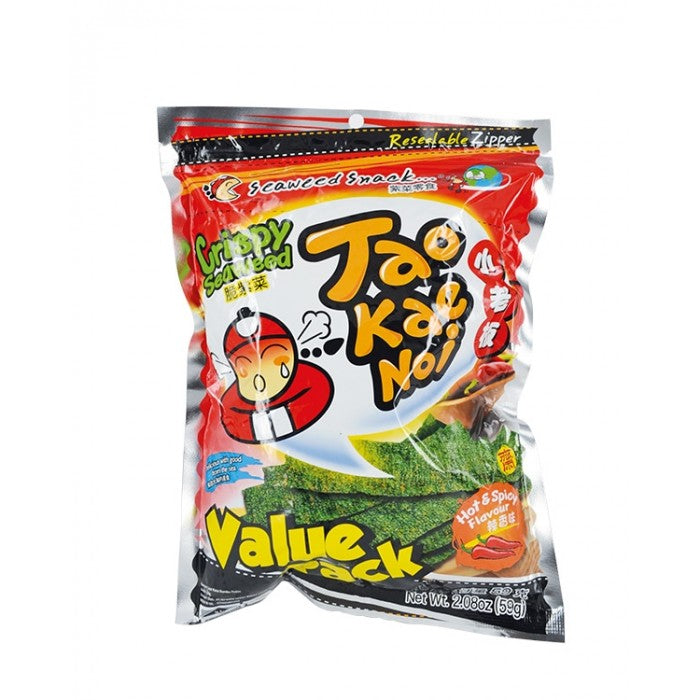 L1 - Crispy Seaweed Snack Hot & Spicy TaoKaeNoi 59g