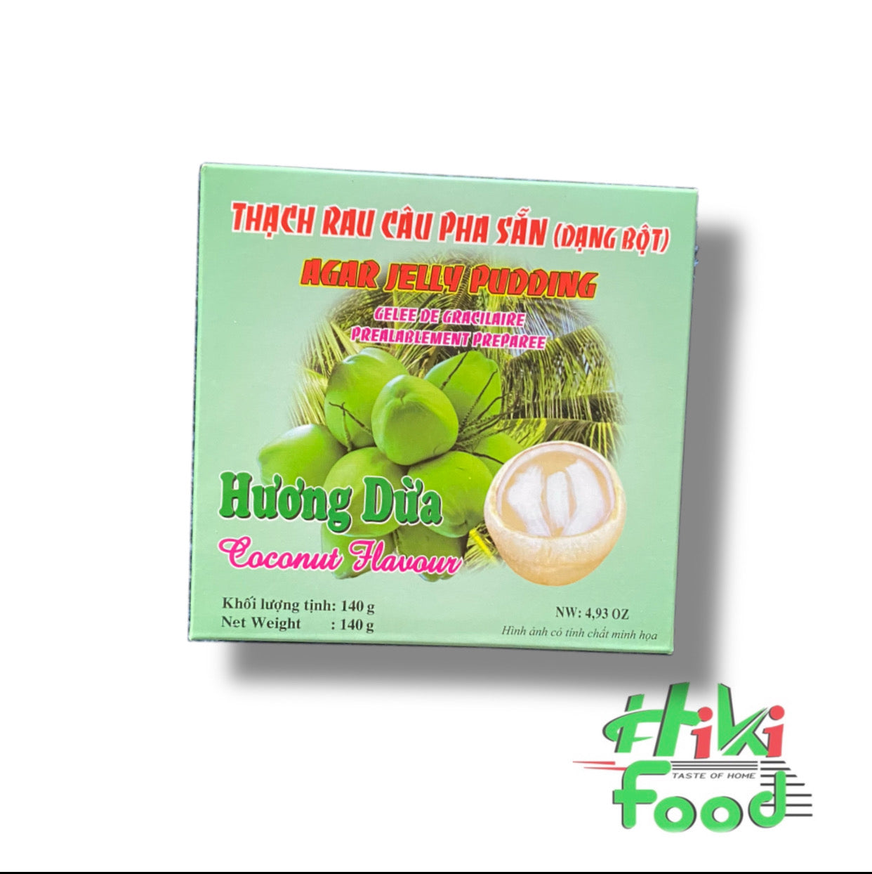 3K Agar Coconut Pudding/Thach Rau Cau Dua 140g