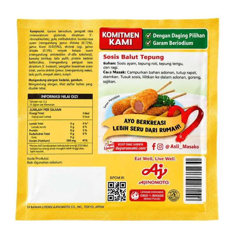 Ajinomoto Masako Rasa Ayam Chicken Flavor Seasoning Powder - 8.5g-Global Food Hub