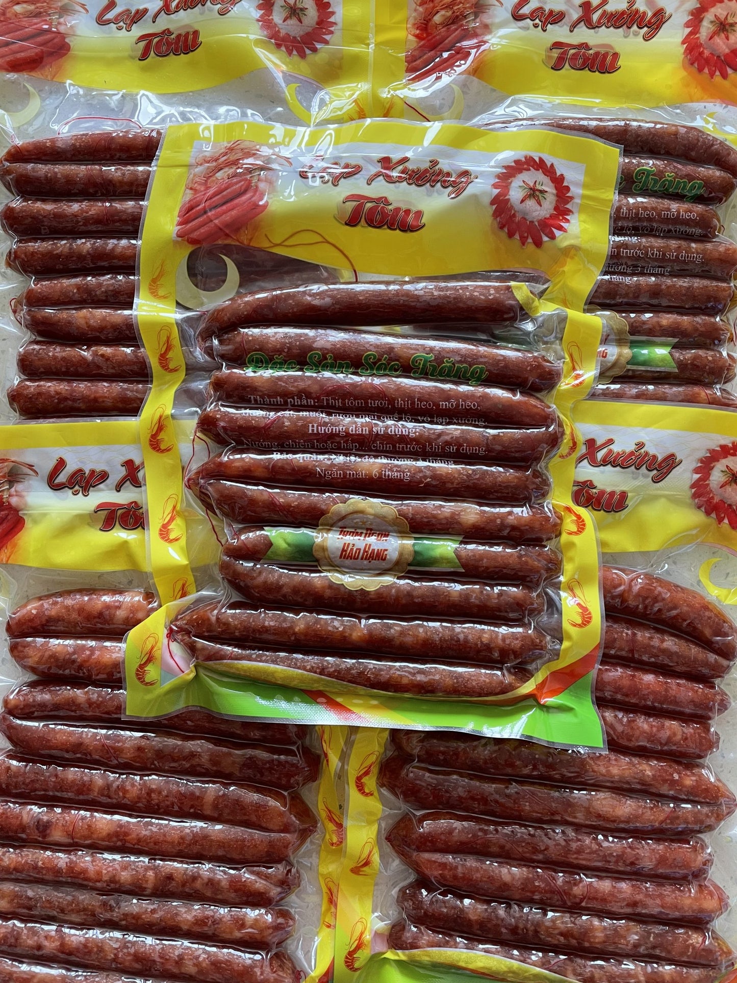 Shrimp Sausage 500g / Lap Xuong Tom Soc Trang 500g