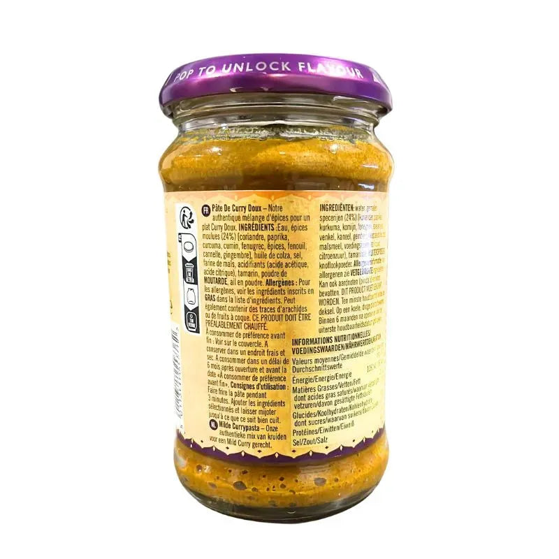 Best Before 31st July'26 Patak's Mild Curry Paste - 165g-Global Food Hub
