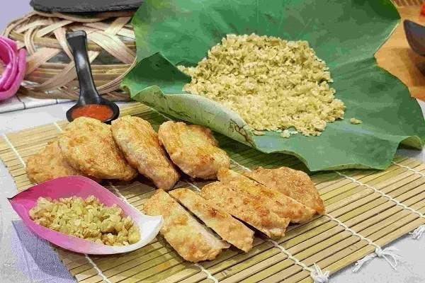 Green Rice Meat Paste / Cha Com 500g