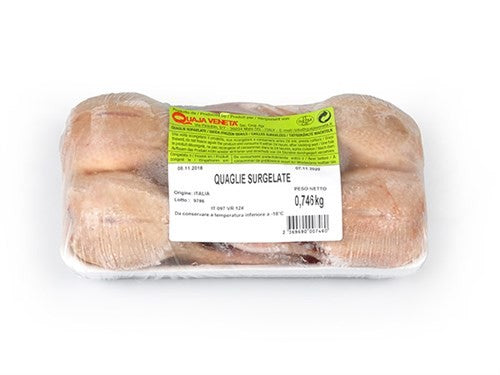Cleaned Quails Halal / Chim Cut Lam Sach 4 pcs 600g-750g