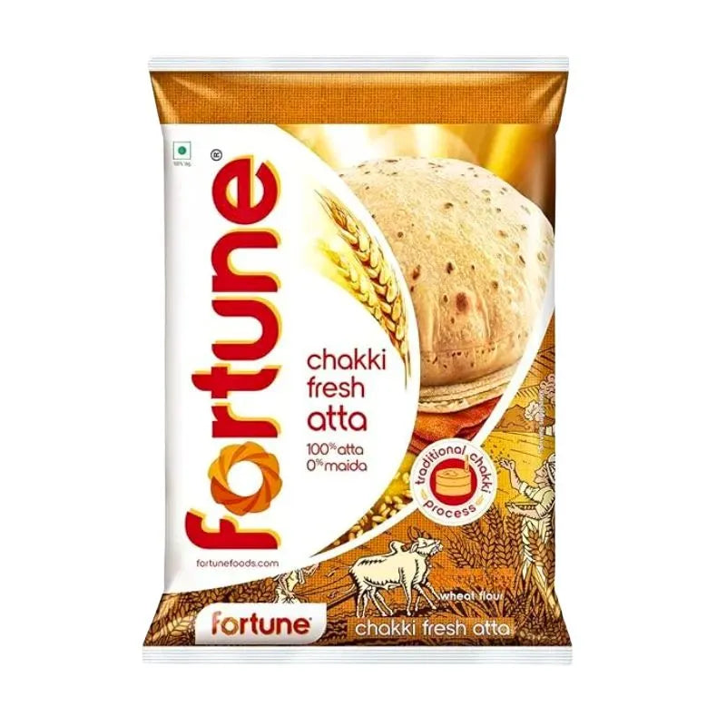 Fortune Chakki Atta / Whole Wheat Flour 2kg-Global Food Hub