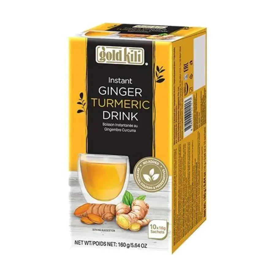 Gold Kili Instant Ginger Turmeric Drink - 160g (10x16g)