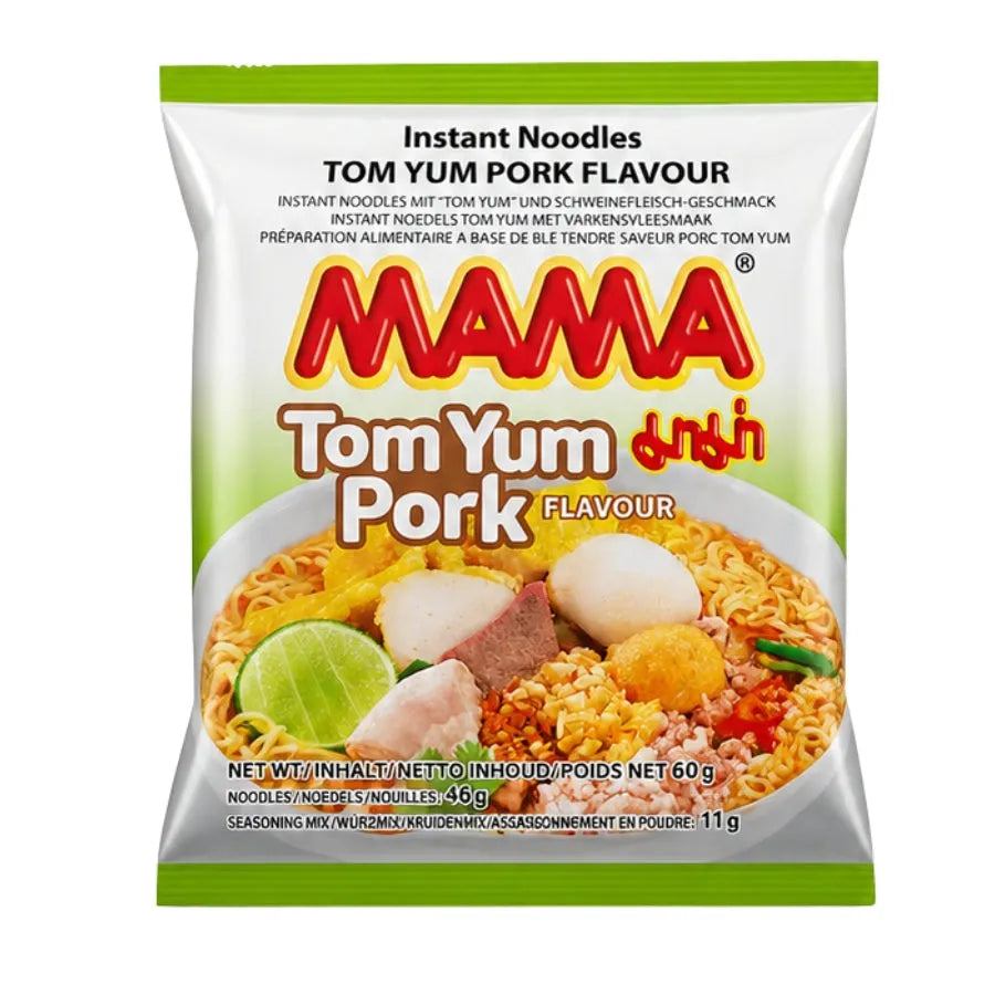 MAMA Instant Noodle Pork Tom-Yum Flavour - 60g-Global Food Hub