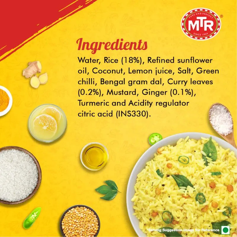 MTR RTE Lemon Rice - 250g-Global Food Hub