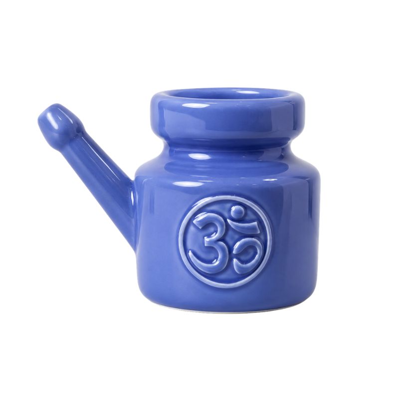 Neti Pot Ceramic – Blue 300g-Global Food Hub