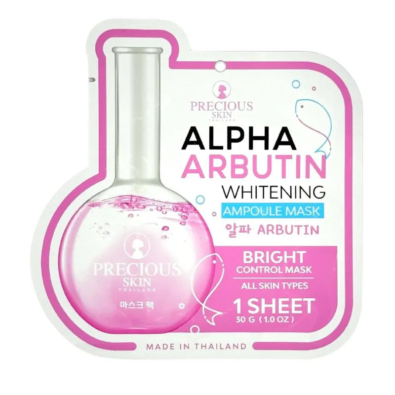 Precious Skin Alpha Arbutin Whitening Ampoule Mask - 30g-Global Food Hub