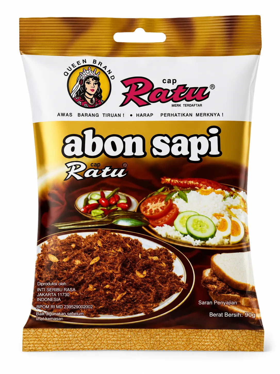 Queen Brand Cap Ratu - Abon Sapi-Global Food Hub