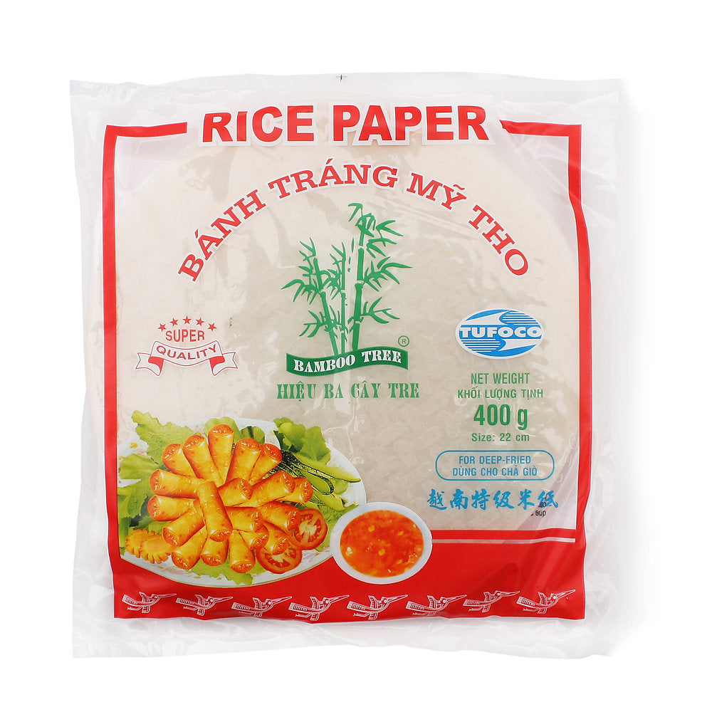 BAMBOO TREE Rice Paper 22cm For Deep-Fried 400g (BBD 09/10/2024)