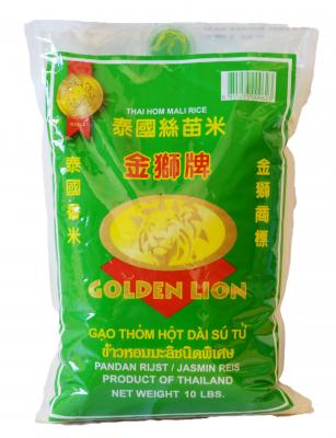 GOLDEN LION Jasmine Rice 2022 bag 4.5kg / Gao Thom Hot Dai Su Tu 4.5kg