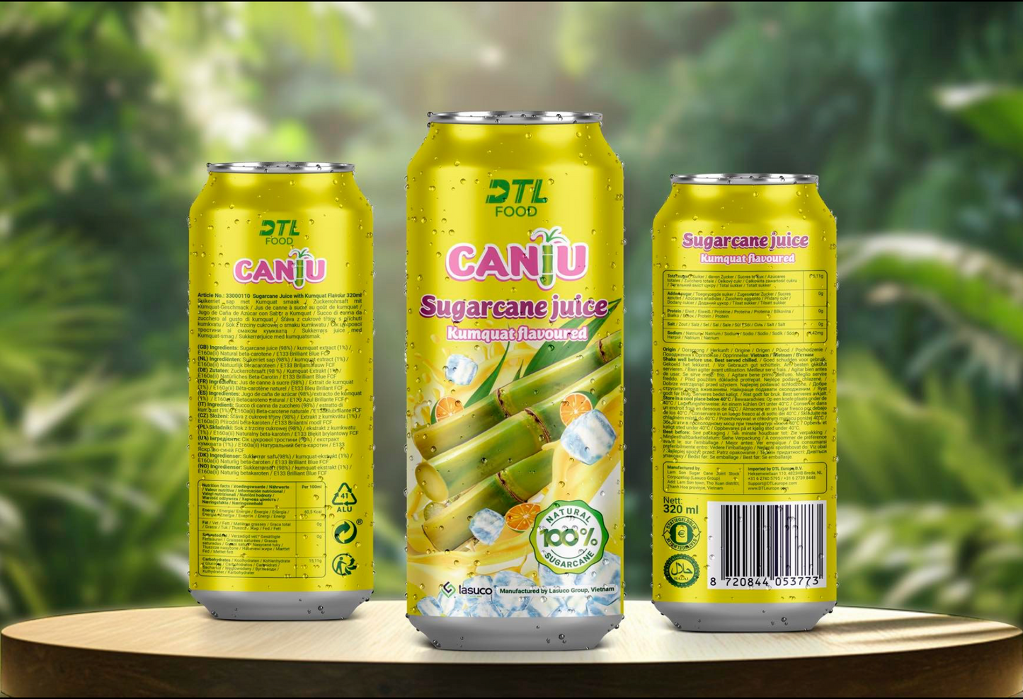 Sugar Cane Drink Kumquat Flavor 320ml / Nuoc Mia Tac