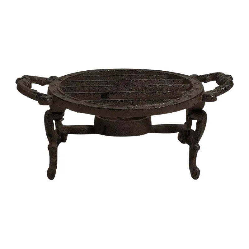 Tea / Sauce Warmer Cast Iron Brown Warming Plate-Global Food Hub