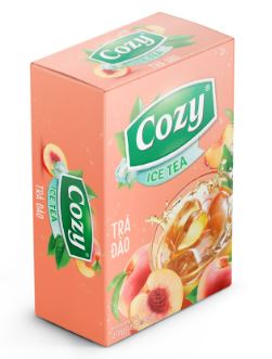 COZY Peach Iced Tea/ Tra Dao 16x15g