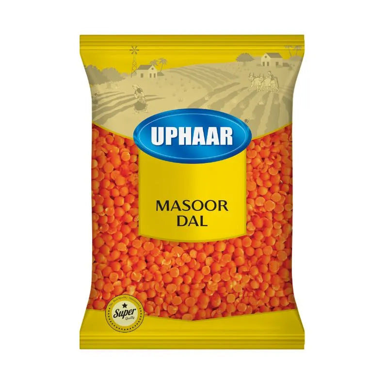 Uphaar Masoor Dal (Red Split Lentils) - 1Kg-Global Food Hub