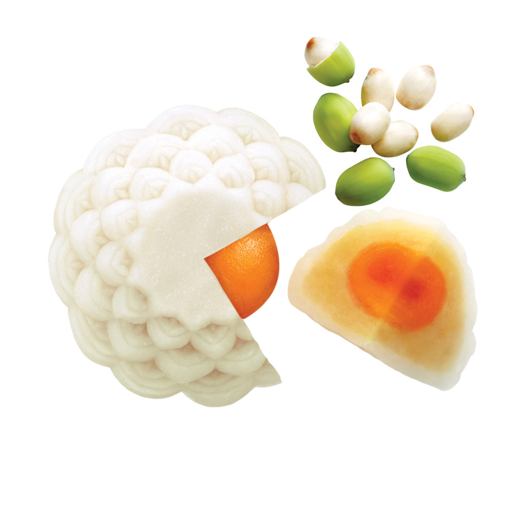 TP - KINH DO Moon Cakes Lotus-Egg/ Banh Deo Hat Sen 1 Trung 180g