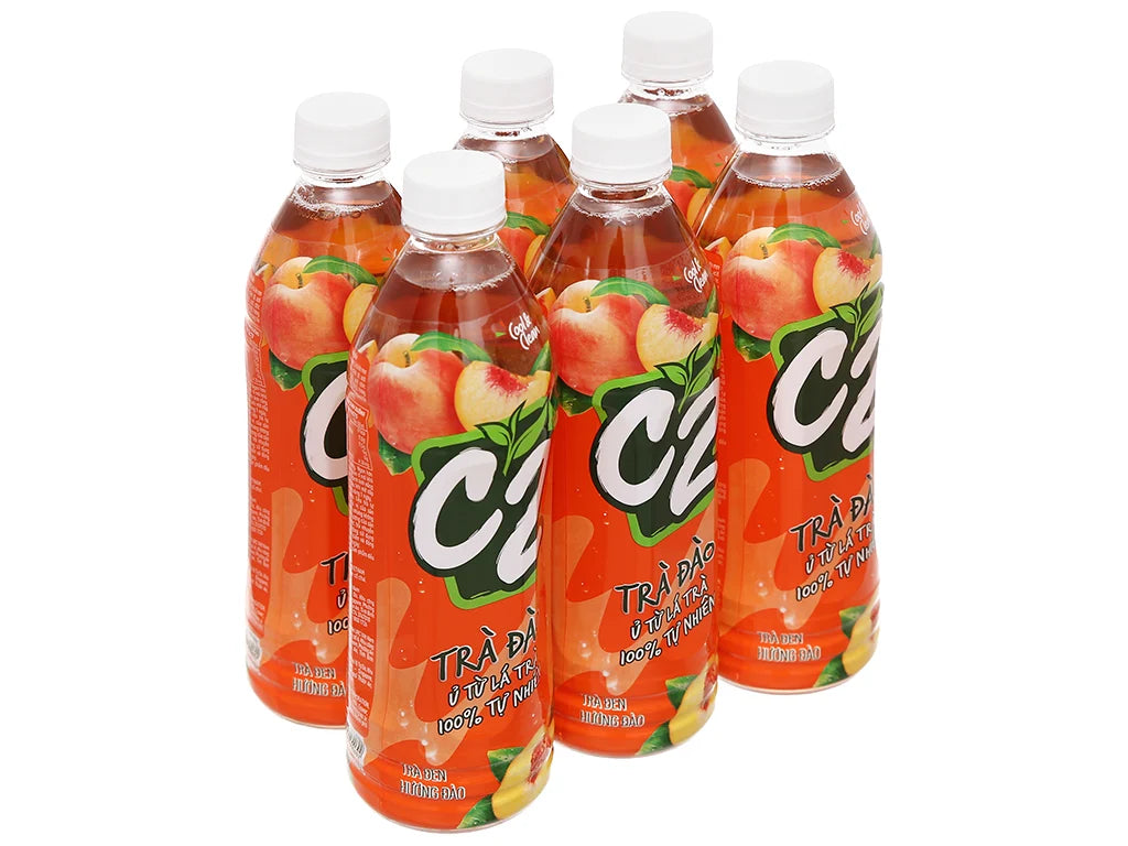 Peach Tea C2 / Tra Xanh C2 Vị Đào 455ml