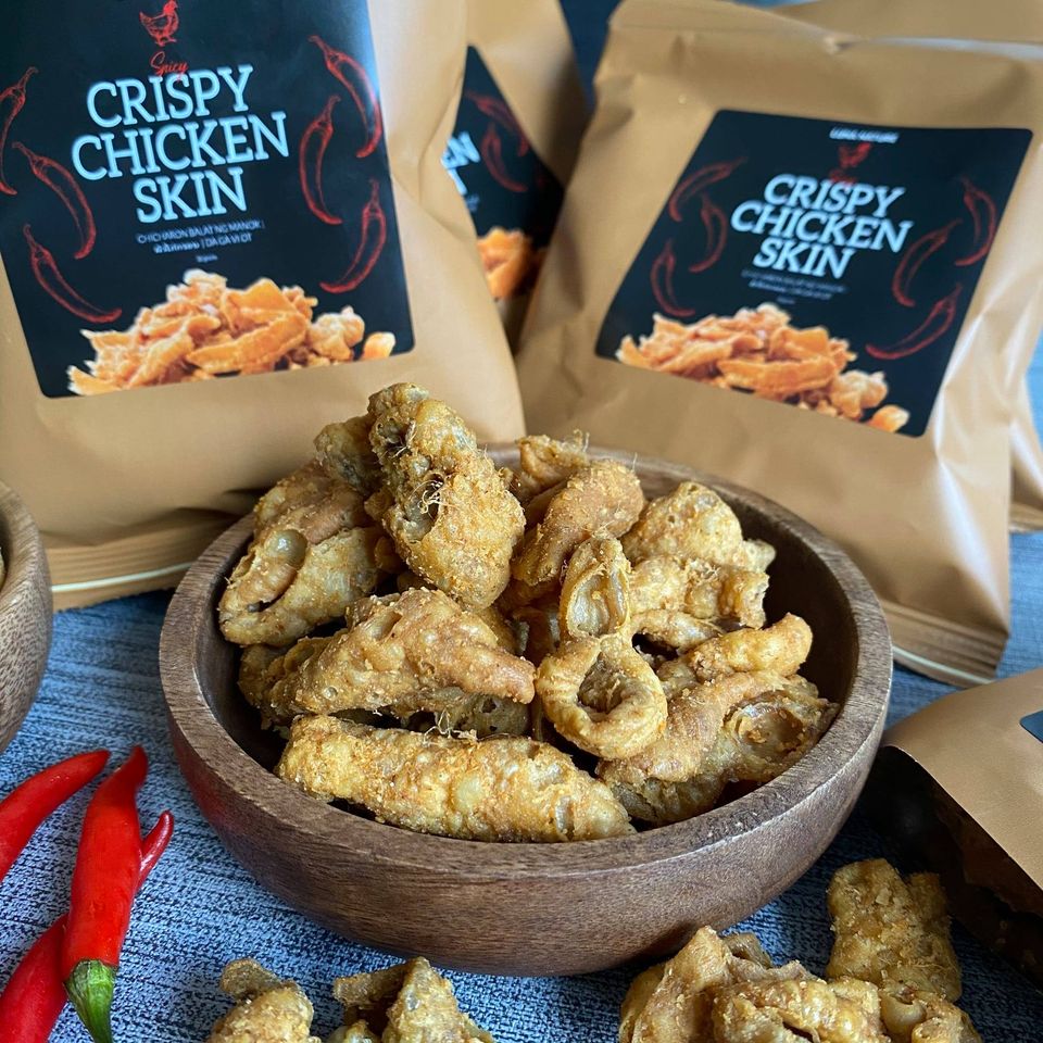 L2-Crispy Chicken Skin Hot Chilli Flavour/ Da Ga Chien Gion Vi Cay 30g