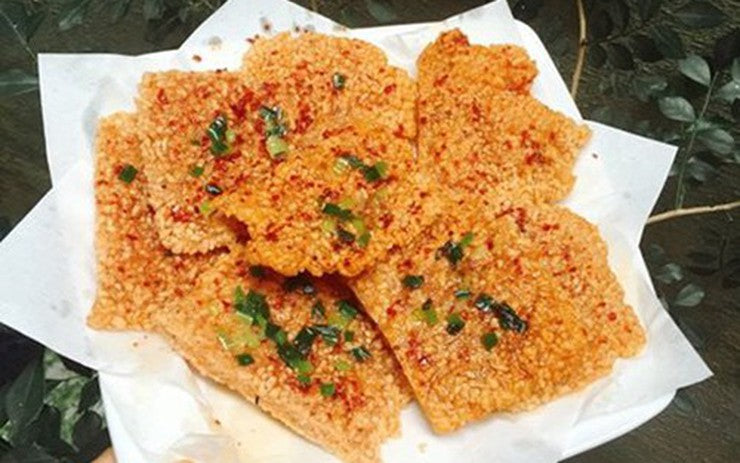 DOUBLE PANDA Fried Rice Cracker with Onion / Com Say Vi Hanh 200g