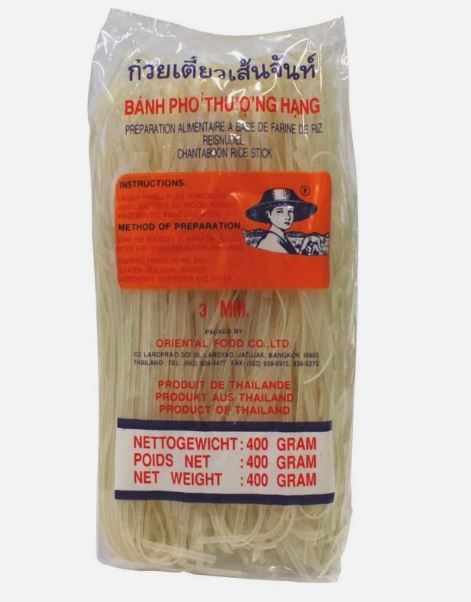 FARMER Rice Stick / Banh Pho Soi Lon (M) 34 x 400g 3mm 1 box