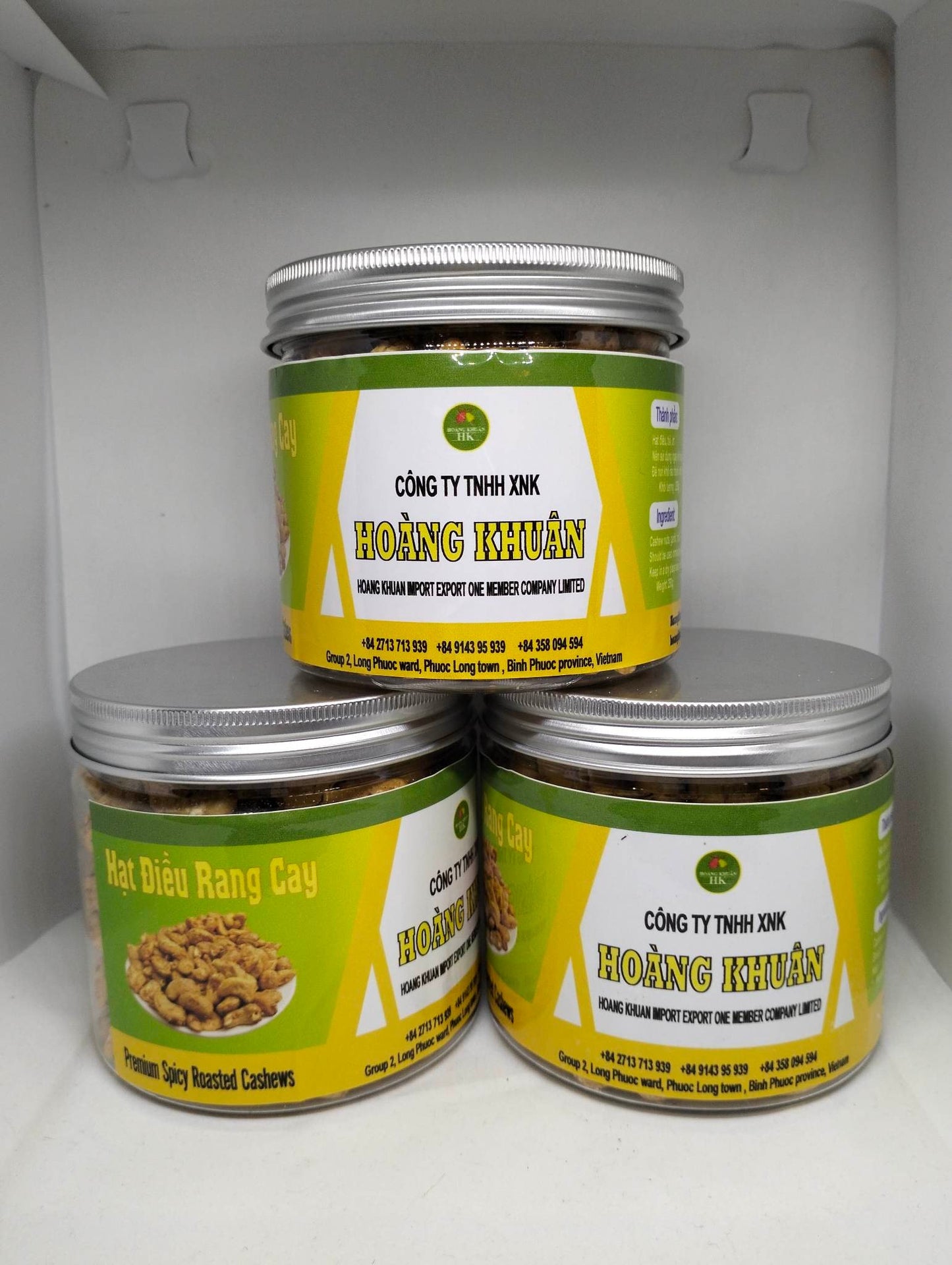 Spicy Roasted Cashew Nut / Hat Dieu Rang Cay 250g