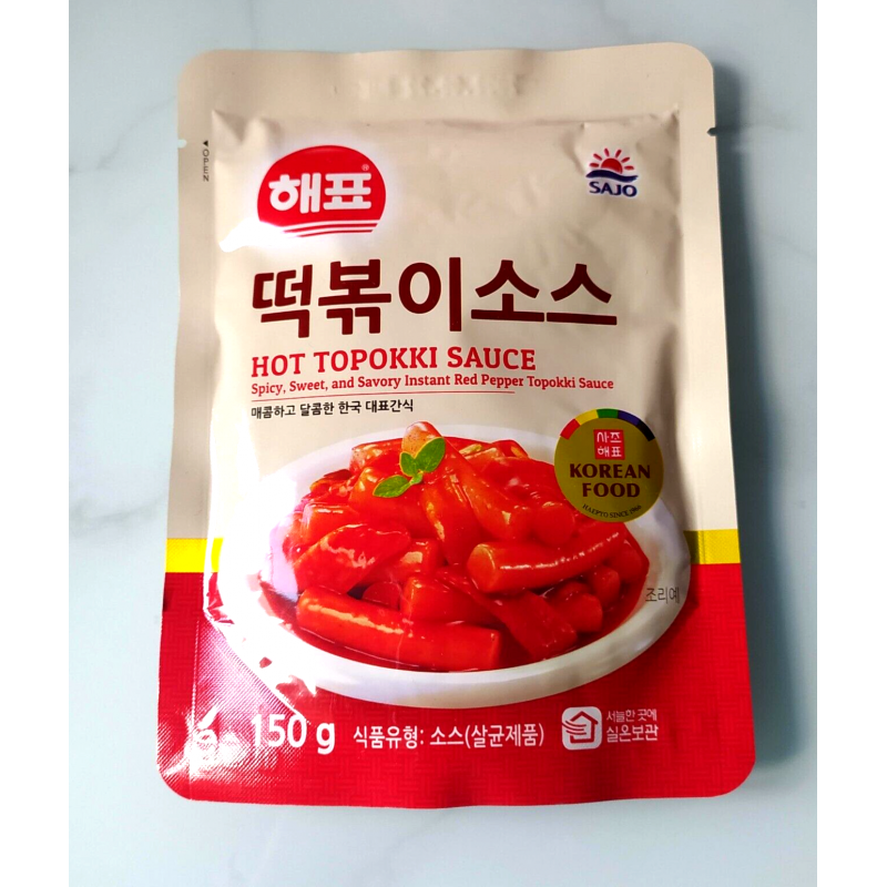 Sajo Rice Cake Hot Topokki Sauce / Sot Banh Gao 150g