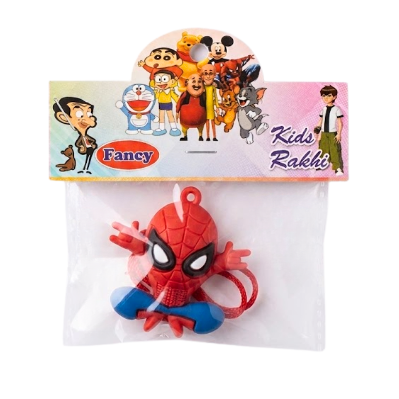 Fancy Rakhi For Kids S26 - SpiderMan