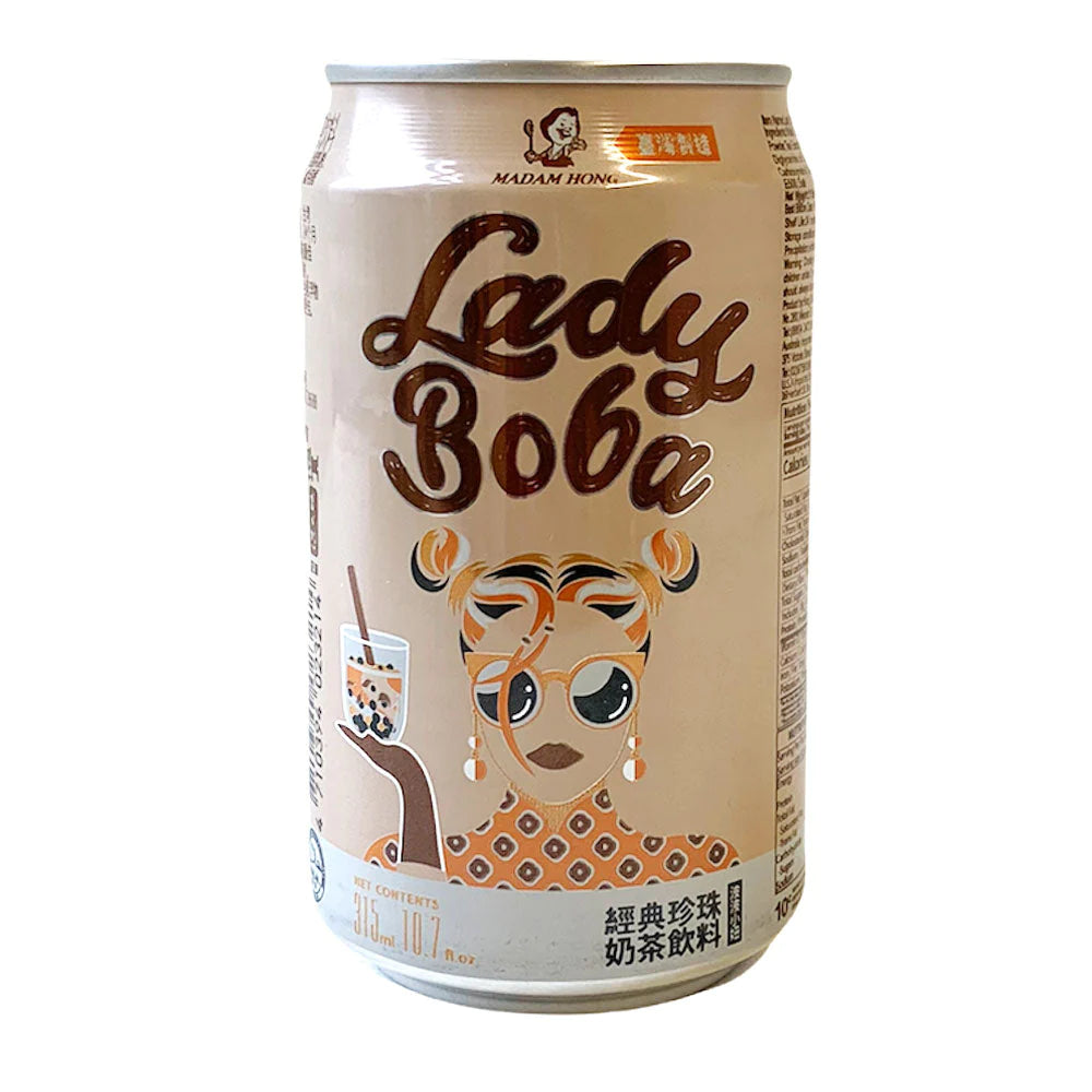 LADY BOBA Classic Bubble Milk Tea/Tra Sua Tran Chau Truyen Thong 315ml (BBD 02/09/2024)