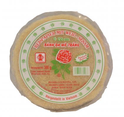 Gia Bao Rice Paper White Sesame 300g